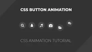CSS Button Animation | CSS Animation Tutorial