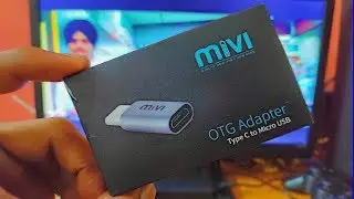 Mivi OTG Adapter Micro USB to Type C | Quick Review & How to Use