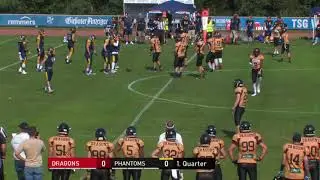 GFL II Süd Gießen Golden Dragons vs Wiesbaden Phantoms