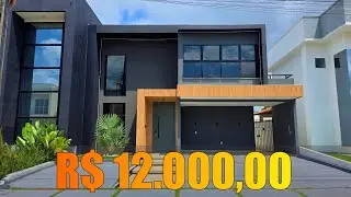 Morada dos Pássaros, Casa Duplex 80% mobiliada com 4 suítes,  piscina com cascata e espaço gourmet