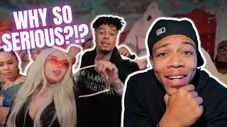Blueface got DISRESPECTFUL! | JaidynAlexis Barbie Remix Ft Blueface | REACTION