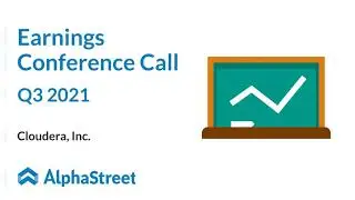 CLDR Stock | Cloudera, Inc. Q3 2021 Earnings Call