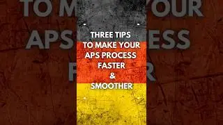 3 TIPS FOR YOUR SUCCESSFUL APS PROCESS #aps #apsgermany #apscertificate #studyingermany #germanyvisa