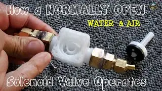 How N.O.(Normally Open) Solenoid Valves Operate