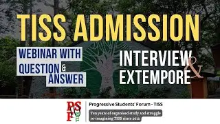 How to crack TISS Online Assessment | WEBINAR SERIES | DAY 1 | PSF