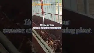10 tons per hour cassava starch processing plant