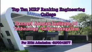 Top NIRF Colleges TN | SSN PSG BIT#NIRF #SSN #PSG #BIT#TNEngineering #Engineering2026