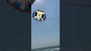 Paragliding in malvan 🪂🌊   #psvlogs #paragliding #watersports #tarkarlibeach #malvan #sindhudurg