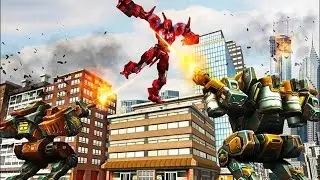 Robot Car War Transform Fight  - Best Android Gameplay HD #2
