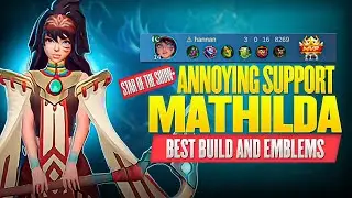 Mathilda Top 1 Global Build And Emblems 2024 | Mathilda Best Build 2024 | Mathilda Gameplay 2024MLBB