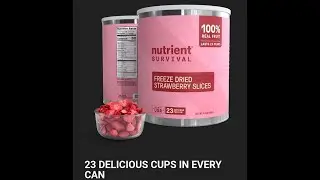 @NutrientSurvival New Product Line - Freeze Dried Fruits & Vegetables!