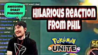 @PhilYoumuus Hilarious Reaction to PokeeBoy Roast 🔥🔥| Pokemon unite