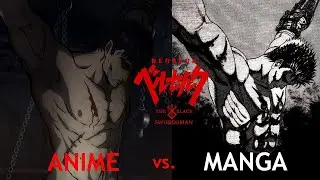TRAILER vs MANGA 𒉭 BERSERK  THE BLACK SWORDSMAN 2025