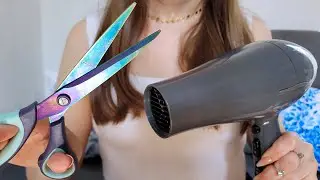 ASMR 1 minute Fast Haircut  ⚡💇🏻&zwj;♀️