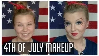 ♡ 4TH OF JULY MAKEUP ♡  Tutorial