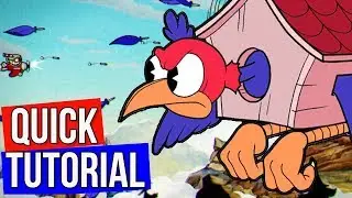 How to Beat the Bird in Cuphead | Wally Warbles Cuphead Quick Tutorials