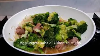 Broccoli con wurstel