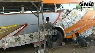 RMB TRAVEL   BUS COLOR  @SatyamMotorBodyworkshopjodhpur