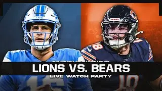 DETROIT LIONS VS. CHICAGO BEARS LIVE WATCH PARTY | NFL Week 18 | January 4th, 2025