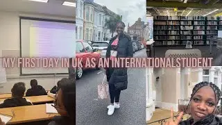 UK 🇬🇧LIVING:my first day in university of Portsmouth/getting my brb #ukliving