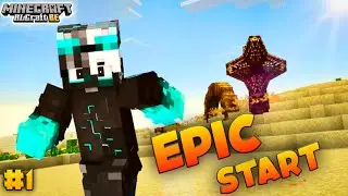 RLCraft Bedrock Hindi #1 | New Minecraft PE Survival Series & Terrible First Experience
