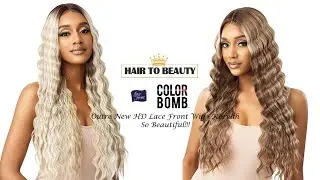 Hair to Beauty New Hair - Outre Color Bomb Series Lace Front Wig! (KEEVAH)😁🤩😉
