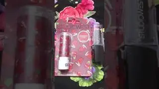 Studiowest cranberry lip balm and matte lipstick haul