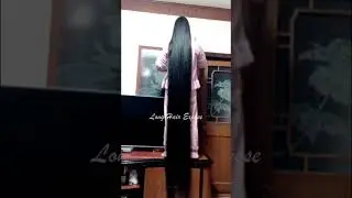 Super Long Hair  |  #longhair #longhairponytail #longhairasian #bunhairstyles #bigbun