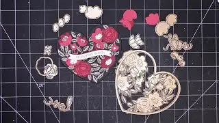 Spellbinders December 2022 Large Die of the Month: Blooming Heart Shaped Card Tutorial! Gorgeous!