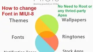 How to Change Font Style in  MIUI 8 without Root