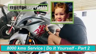 DIY Hayabusa Service 2021 | 8000 kms | Clutch & Brake Fluid | Radiator Flushing - Part 2 of 2