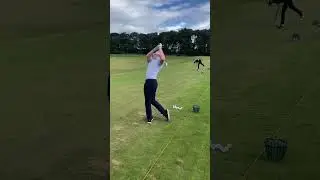 Throwback to a swing in Scotland #golfswing #golf #scotland #range