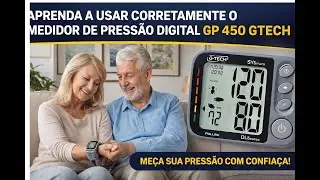 GTECH GP 450 APRENDA A USAR CORRETAMENTE O MEDIDOR DE PRESSS&Atilde;O DIGITAL  #hipertens&atilde;o #gtech