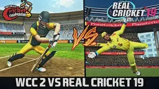 REAL CRICKET 19 VS WCC 2