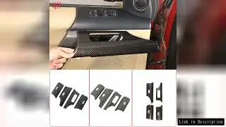 For Land Rover Freelander 2 2007-2015 ABS Car styling Car glass lift button frame decoration sticker