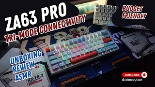 Распаковка обзора механической клавиатуры Zifriend Za63 Pro