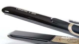 Ceramic+ion&trade; High Performance Professional Flat Iron | Olivia Garden