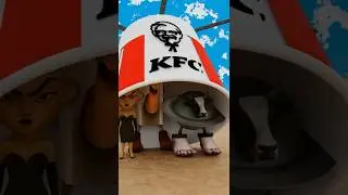 BRAINROT WHO'LL FLY IN KFC #roblox #shorts