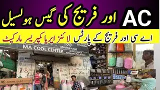Karachi AC Parts Market Lines Area AC & Fridge Gas Pipes & All Parts