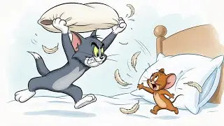 Tom vs. Jerry: The Ultimate Pillow Fight | Tom and Jerry 🐱🐭