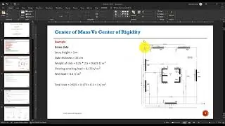 How to calculate center of mass and center of rigidity manual