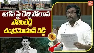 Minister Somireddy Chandramohan Reddy Firing Speech In AP Assembly | YS Jagan | TDP | YOYO AP Times