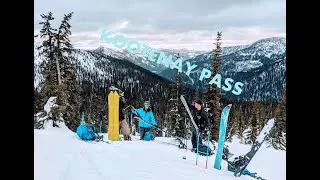 Splitboarding Kootenay Pass B.C