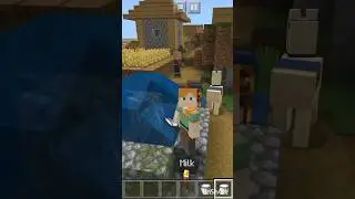 I sell milk can I want rich #ytshorts #minecraft