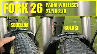 Fork 26 Pakai Ban 27 5 x 2 10 ??? Sepeda tetap Gagah tapi aman #Dolt 120