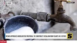 MCWD approves the unsolicited proposal to construct 3 desalination plants
