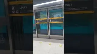 Pearson Airport Terminal Link Train arriving at Terminal 1