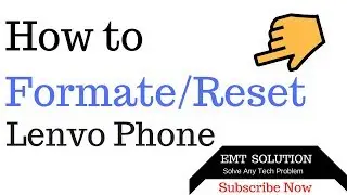 How to Reset and format lenovo Phone