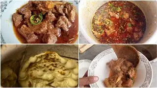 Naan and Mutton Rosh  | Cooking Traditional Afghan Cuisine in Mud Tandoor  | Hazara Village