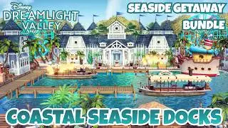 COASTAL SEASIDE DOCKS ON A FLOATING ISLAND | NEW Seaside Getaway Bundle | Disney Dreamlight Valley